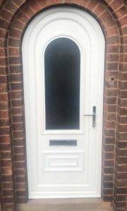 New White Composite Door Installed